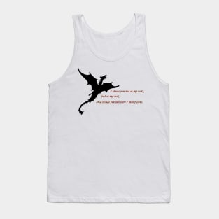 Iron Flame Tairn Dragon Quote Violet Sorrengail Fourth Wing The Empyrean Series Tank Top